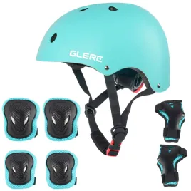 kask-ochronny-glerc-zestaw-m-cyjan-dla-dzieci-powyzej-8-lat-regulowany
