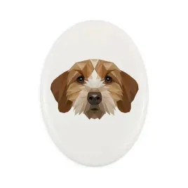basset-bretonski-basset-fauve-de-bretagne-plytka-ze-zdjeciem-i-napisem-ge
