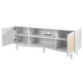 szafka-tv-rattanowa-191-cm-biala-boho-66-cali-drzwi-gniazdo-elektryczne-usb