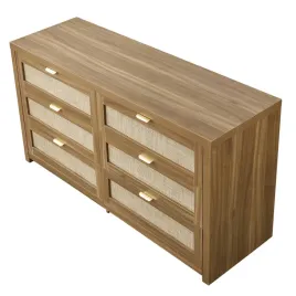 komoda-rattanowa-6-szuflad-premium-orzech-nowoczesna-metalowe-1445-x-45-cm