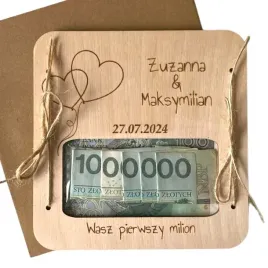 personalizowana-kartka-na-slub-slubna-drewniana-kartka-grawer-wiazana