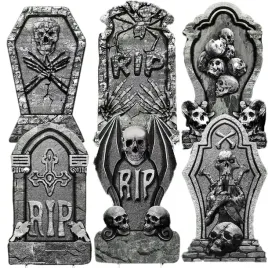 dekoracja-nagrobek-czaszka-rip-na-halloween-straszna-dekoracja-ogrodu