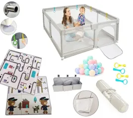kojec-dla-dzieci-isere-premium-120x120-mata-piankowa-kulki-organizer