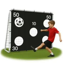 bramka-pilkarska-z-mata-celownicza-dla-dzieci-skladana-do-pilki-noznej