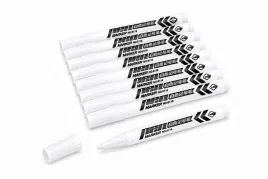 bialy-marker-permanentny-wodoodporny-pisak-mazak-okragly-zestaw-10-szt