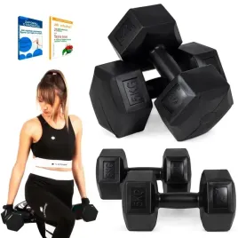 hantle-hantelki-ciezarki-2x5kg-zestaw-do-cwiczen-fitness-bitumiczne