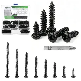 wkrety-do-drewna-m3-samowiercace-420-szt-stal-weglowa-torx-czarne