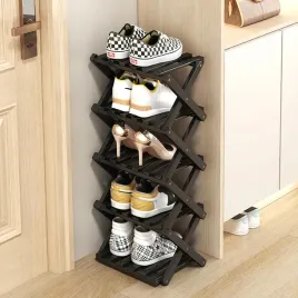 stojak-na-buty-5-poziomowy-bambusowy-skladany-czarny-do-przedpokoju