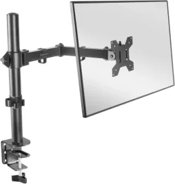 uchwyt-na-monitor-z-ramieniem-do-32-cali-regulowany-vesa-75-100-czarny