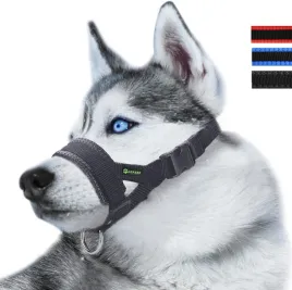 kaganiec-dla-psa-z-nylonu-zapobiegajacy-gryzieniu-xl-czarny
