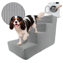 schodki-dla-psa-kota-rampa-40cm-szare-schody-dla-zwierzat-4-stopnie-sztruks