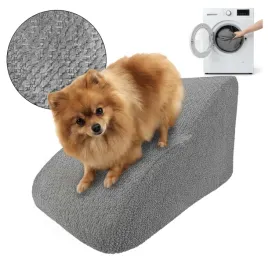 schodki-dla-psa-rampa-30cm-szare-schody-boucle-dla-zwierzat-2-stopnie