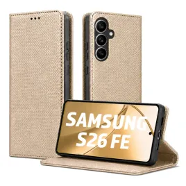 etui-do-samsung-s26-fe-z-klapka-zamykane-portfel-ksiazkowe-zlote-skorzane