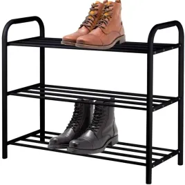szafka-polka-na-buty-obuwie-stojak-regal-loft-czarna-3-poziomowa