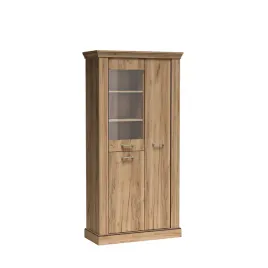 witryna-97-cm-z-polkami-klasyczna-stylowa-kolor-kraft-zloty-an10