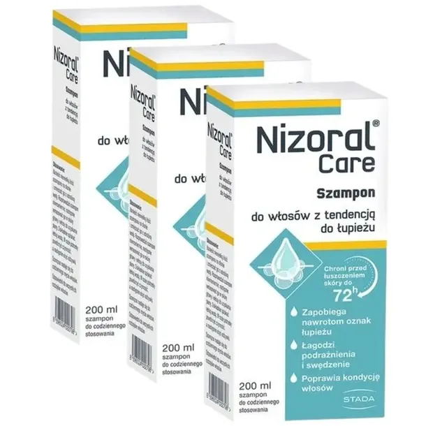 Nizoral Daily Care Szampon do włosów z tendencją do łupieżu 200 ml
