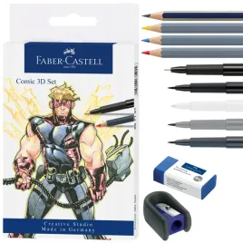 faber-castell-zestaw-do-rysowania-komiksow-3d-11el