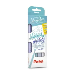pentel-pisak-pedzelkowy-kaligrafia-brush-4-szt