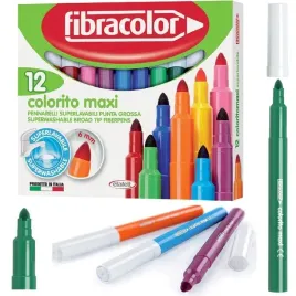 duze-grube-flamastry-pisaki-mazaki-markery-fibracolor-colorito-maxi-12-kol
