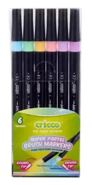 pisaki-pedzelkowe-pastelowe-brush-cricco-flamastry-dwustronne-6-kolorow