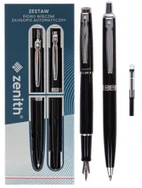 komplet-pismienniczy-pioro-wieczne-dlugopis-zestaw-w-etui-zenith-60-czarny