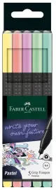 faber-castell-cienkopisy-pisaki-grip-5-kol-pastel