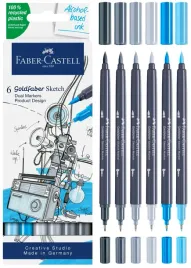faber-castell-flamastry-markery-dwustronne-do-szkicowania-goldfaber-design