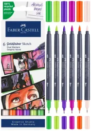 faber-castell-flamastry-markery-dwustronne-do-szkicowania-goldfaber-graphic