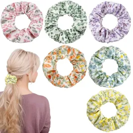 gumki-scrunchie-satynowe-szyfonowe-z-kwiatami-zestaw-6-kolorow-uniwersalne