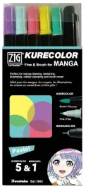 zestaw-do-mangi-pisaki-dwustronne-brush-cienkopis-mangaka-kuretake-pastel