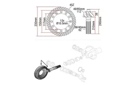 3427113m91-walek-atakujacy-z-kolem-11x45-massey-ferguson-3070-3075-3080-30