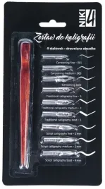 koh-i-noor-zestaw-do-kaligrafii-9-stalowek-obsadka