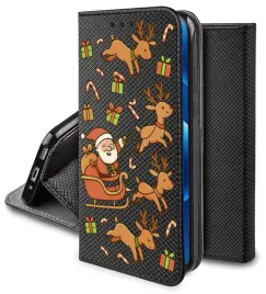 etui-do-motorola-moto-edge-40-pro-magnet-wzory-swieta-mikolaj-balwan-case
