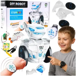 robot-dla-dzieci-diy-zestaw-do-montazu-sterowany-zegarkiem-grawitacyjny-led