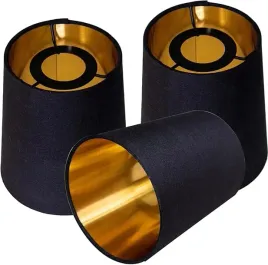 maly-klosz-lampy-z-tkaniny-czarny-zloty-do-oswietlenia-abazur-lamp-zestaw