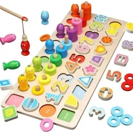 montessori-drewniana-ukladanka-owoce-cyfry-edukacyjna-sorter-tablica-drewno