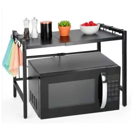 polka-kuchenna-nad-mikrofalowke-organizer-regulowany-metalowy-6-wieszakow