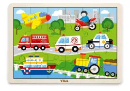 viga-51462-puzzle-na-podkladce-24-elementy-pojazdy-w-miescie