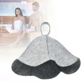 sauna-czapka-filcowa-szara-do-sauny-uniwersalna