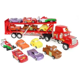 duza-laweta-maniek-6-autek-samochod-tir-cars-auta-zygzak-naped-frykcyjny