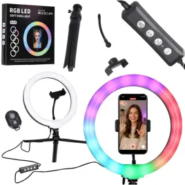 lampa-pierscieniowa-do-selfie-led-rgb-na-statywie