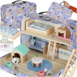 domek-w-walizce-hotel-spa-dla-zwierzat-drewniane-mebelki-figurki