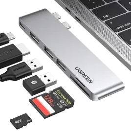 rozdzielacz-portow-hub-macbook-air-pro-2x-usb-c-hdmi-2x-usb-3-0-sd