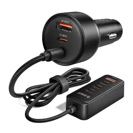 ladowarka-samochodowa-usb-a-usb-c-z-przedluzaczem-108w-czarna