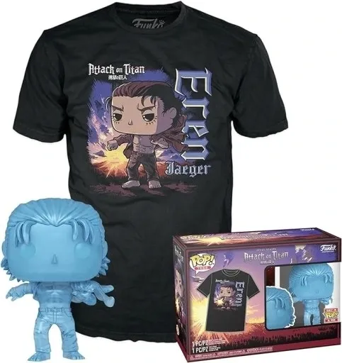 Zestaw koszulka figurka Funko POP! Tees Eren Yaeger 1321 Ex T-shirt XL