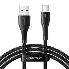 kabel-przewod-starry-series-usb-a-usb-c-3a-1m-czarny