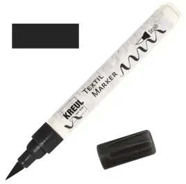 pisak-pedzelkowy-do-malowania-tkanin-marker-mazak-brush-textil-kreul-czarny