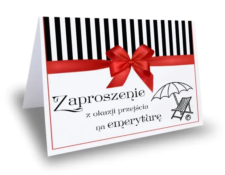 Zaproszenie zaproszenia na Emeryturę Emerytura ZEKR