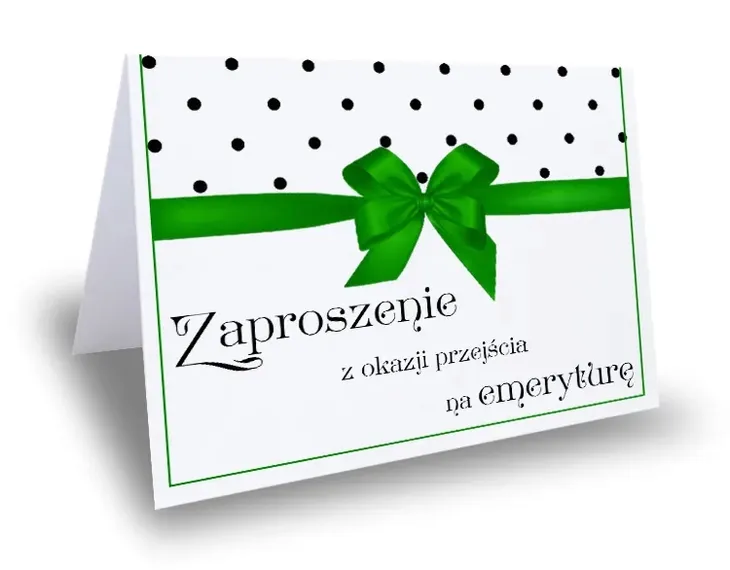 Zaproszenie zaproszenia na Emeryturę Emerytura ZEKK