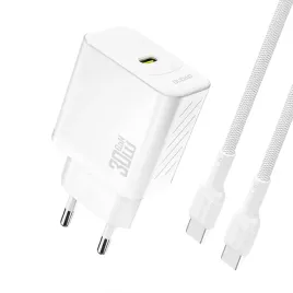 ladowarka-sieciowa-usb-c-z-kablem-usb-c-gan-pd-30w-biala